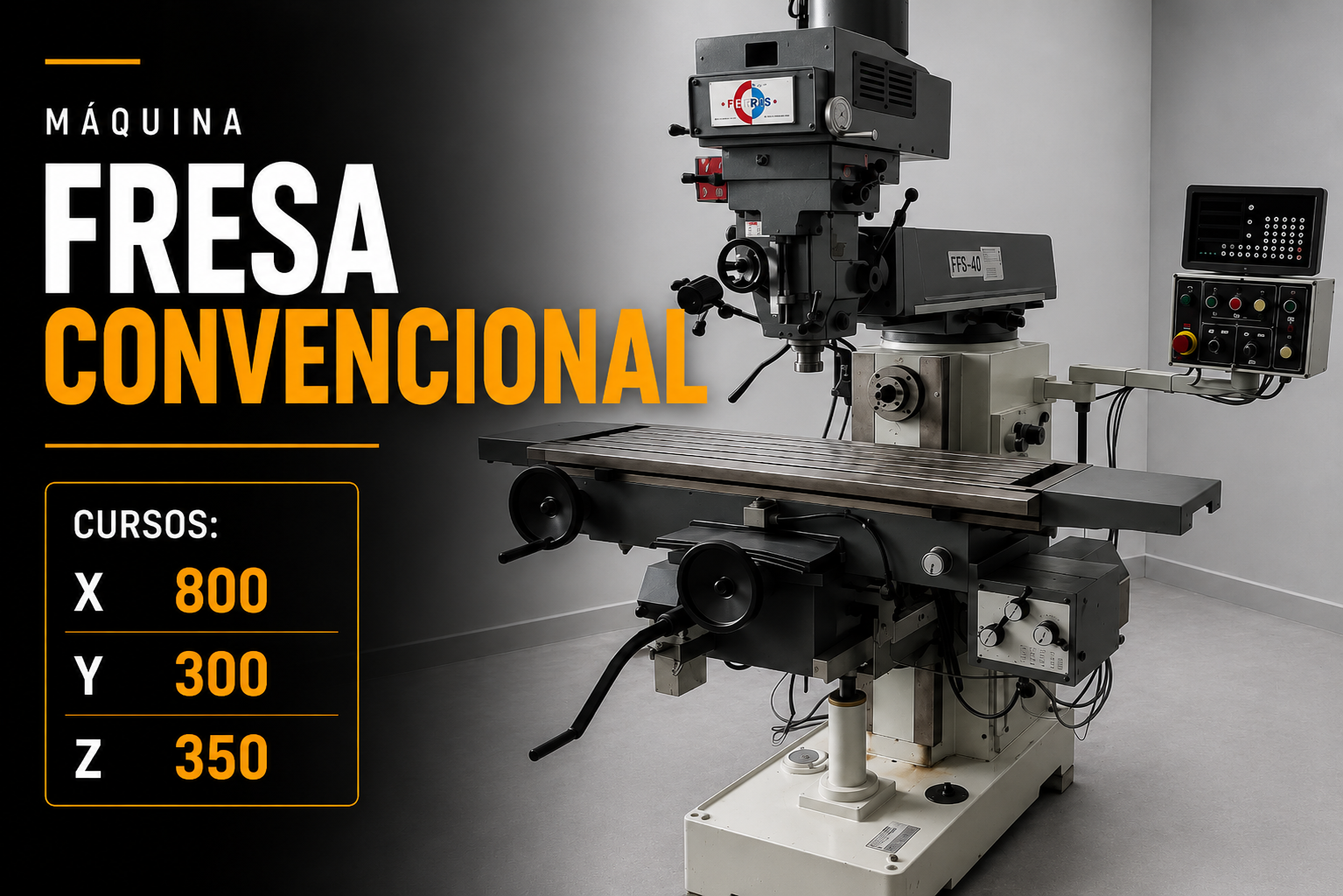 Fresa convencional